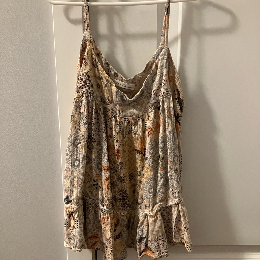 Boho Floral Print Camisole Top